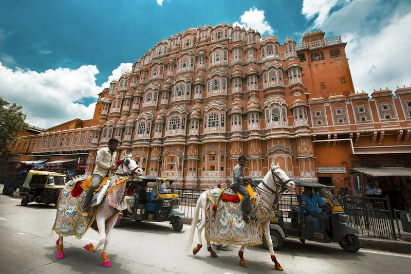 Amber Fort Jaipur Rajasthan tour package golden hour
