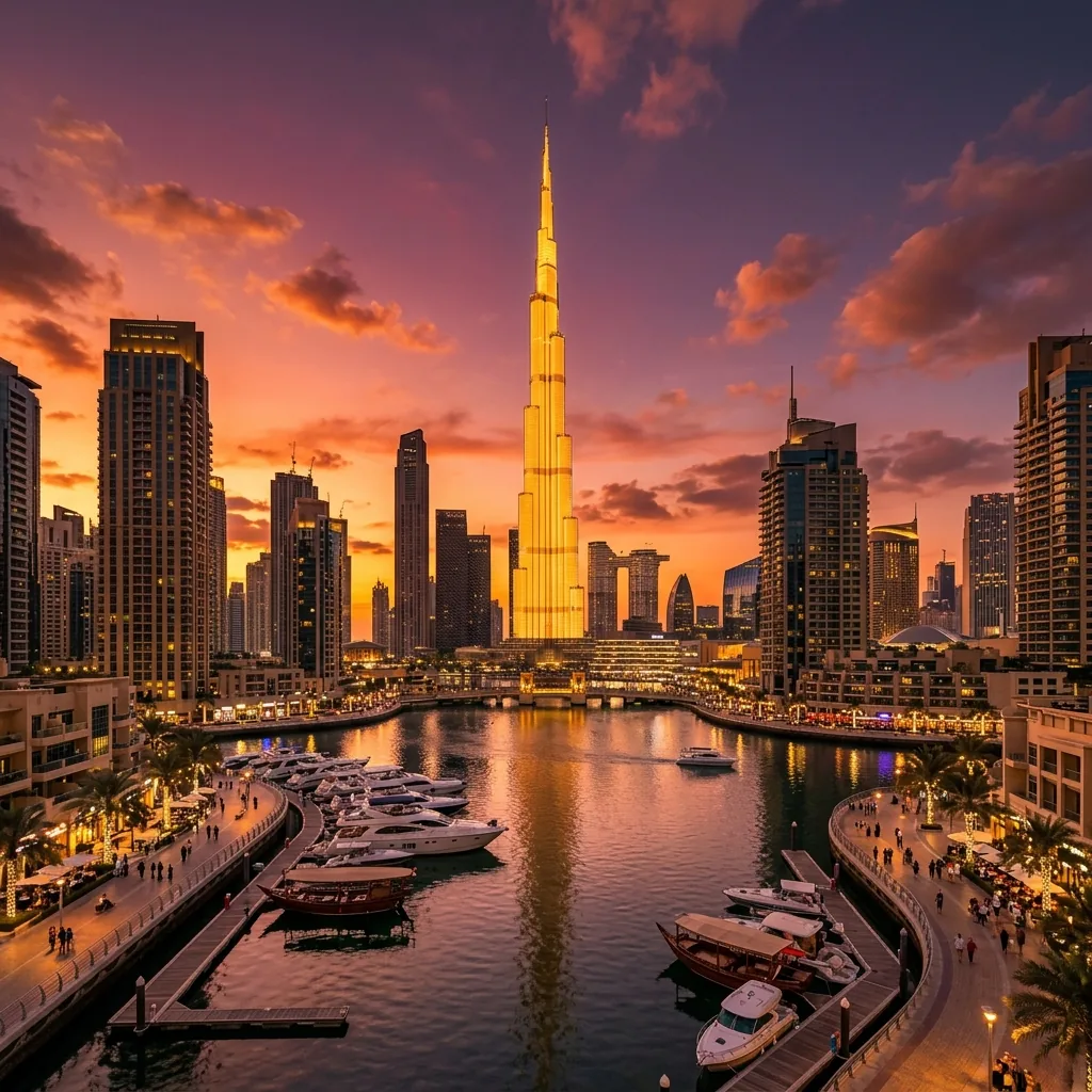 Burj Khalifa Dubai skyline package